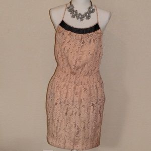 Peach Knee Length Dress
